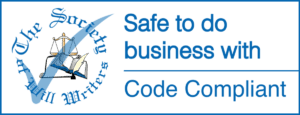 The Society Of Will Writers - Safe To Do Business With - Code Compliant